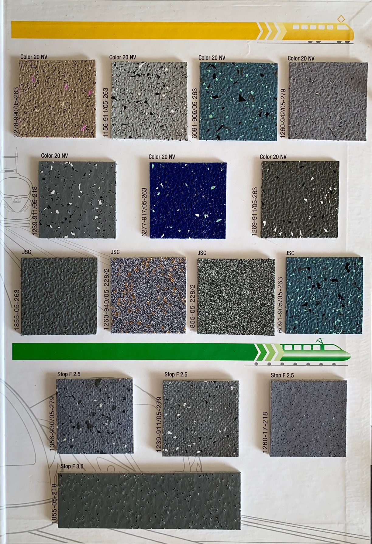 Транспортний, важкогорючий лінолеум високої зносостійкості GRABIOL STOP COLOR 20NV ( Угорщина)